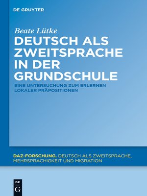 cover image of Deutsch als Zweitsprache in der Grundschule